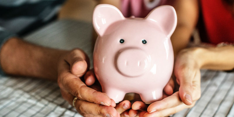 A piggy bank to save money