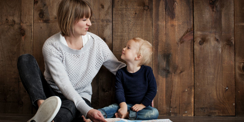 Child and mother, sharing child tax credits