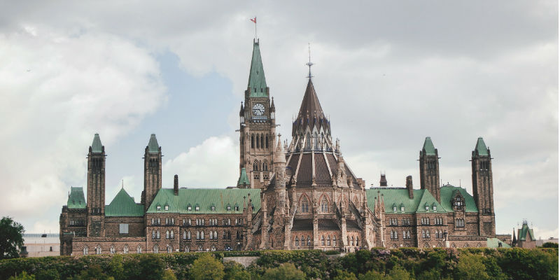 Parliament hill in Canada