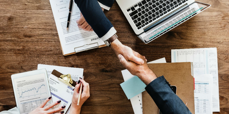 A business undergoing an audit